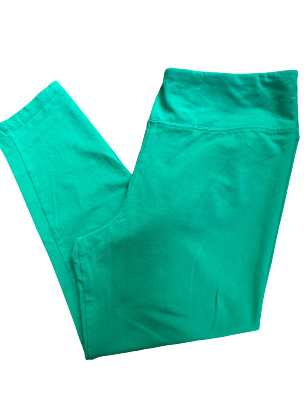 NWOT J CREW Green crop leggings size L